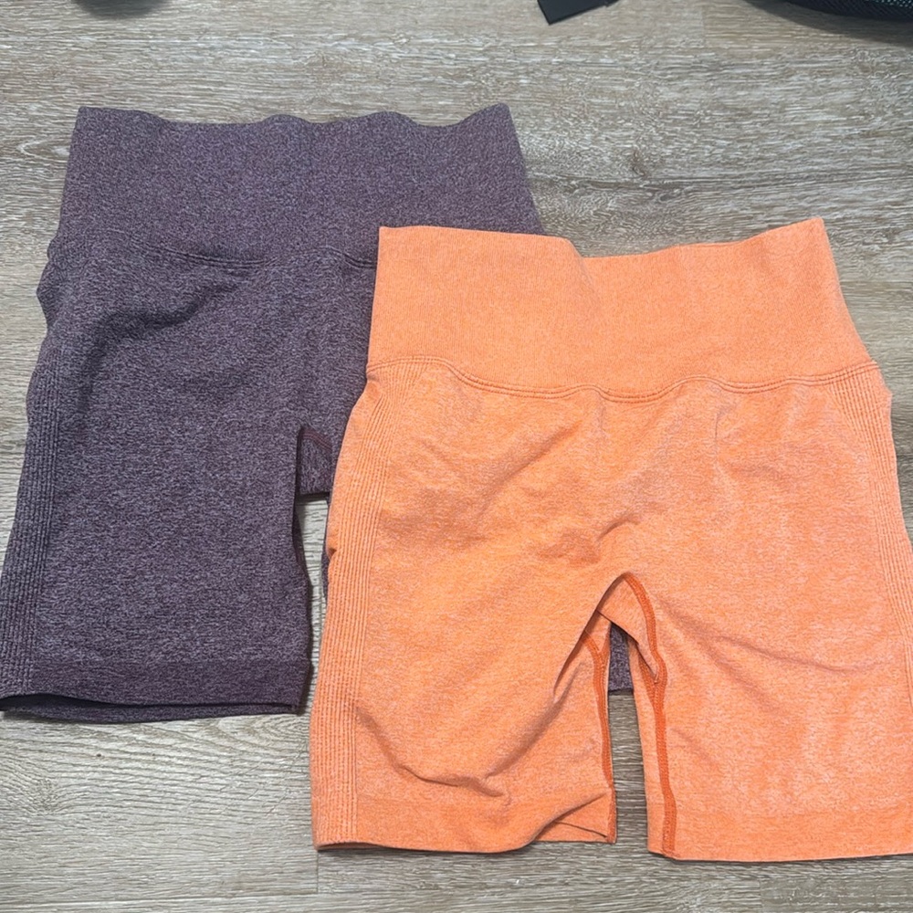 set of two athletic shorts